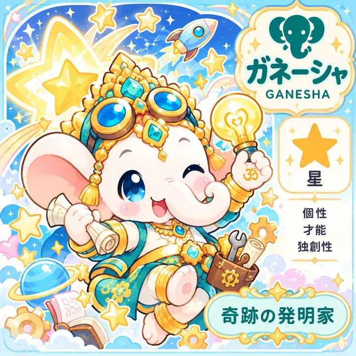 星のガネーシャ