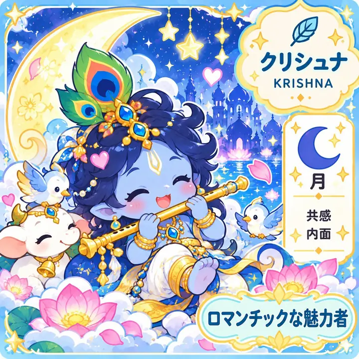 月のクリシュナ